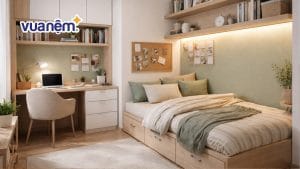 Decor phòng ngủ 13m2: 20+ mẫu thiết kế tiện nghi, đẹp mắt