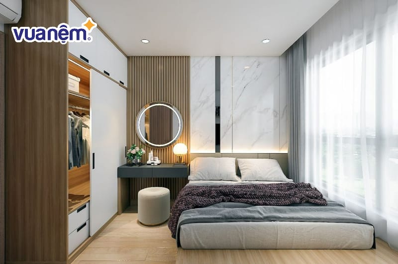 Mẹo mở rộng không gian chi phòng 15m2