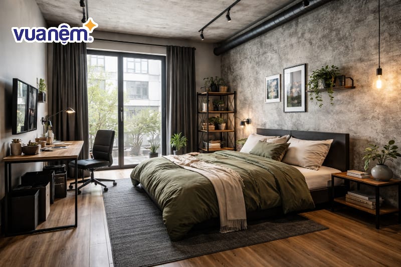 Mẫu decor phong cách Industrial