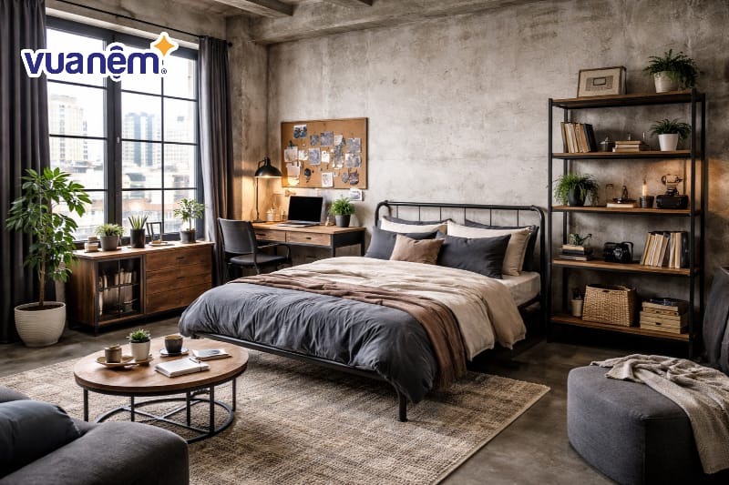 Mẫu decor phong cách Industrial