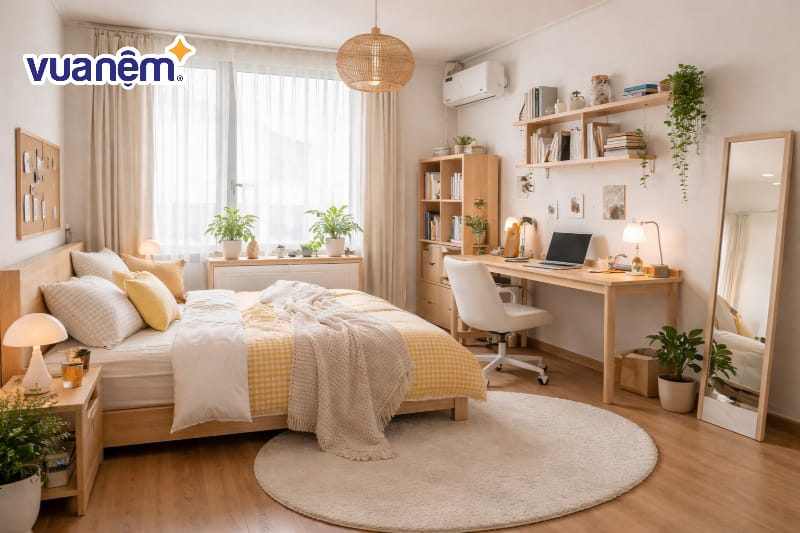 Mẫu decor phong cách Hàn Quốc