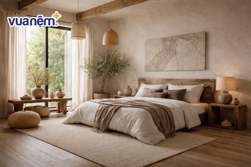 Mẫu decor phong cách Wabi-sabi