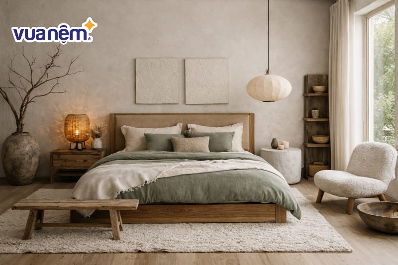 Mẫu decor phong cách Wabi-sabi