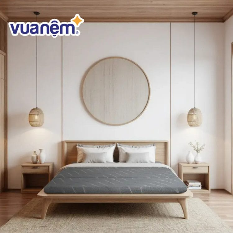 Mẫu đệm gấp cho phòng ngủ 5m2