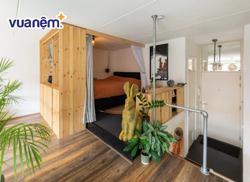 Mẫu phòng ngủ 5m2  "Gác lửng"