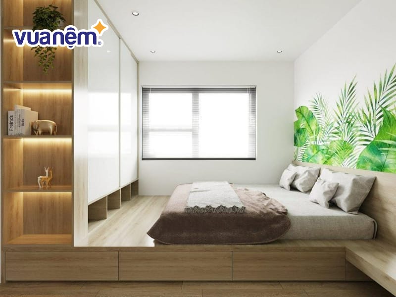 Cách tối ưu diện tích cho phòng ngủ nhỏ 6m2 đơn giản