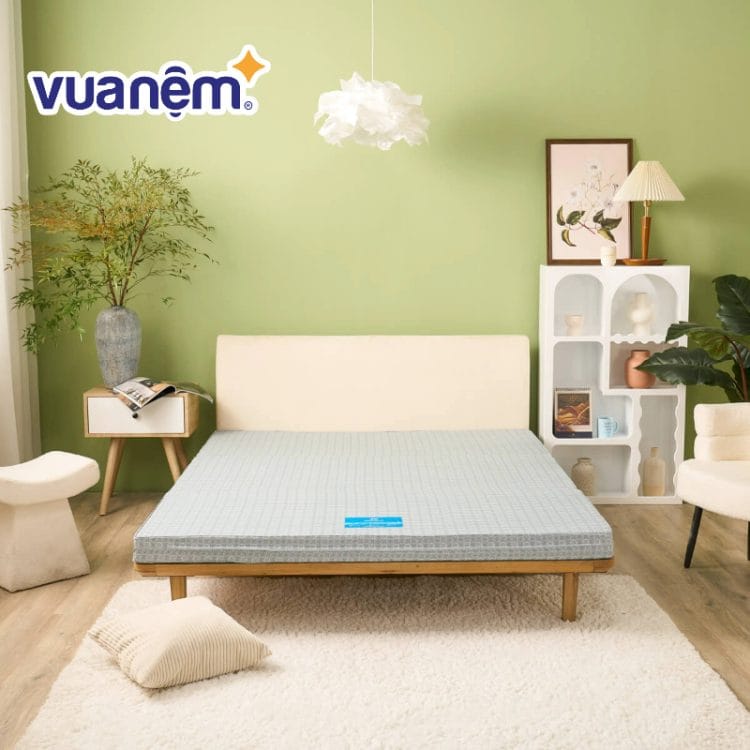 Nệm gấp giúp tối ưu diện tích cho phòng ngủ 6m2