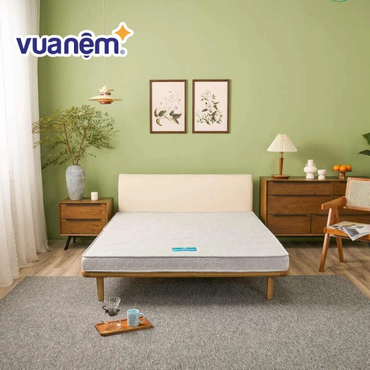 Nệm gấp giúp tối ưu diện tích cho phòng ngủ 6m2
