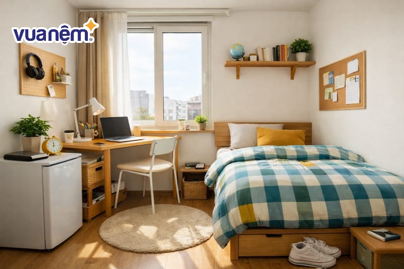 Tận dụng ánh sáng tự nhiên từ cửa sổ lớn