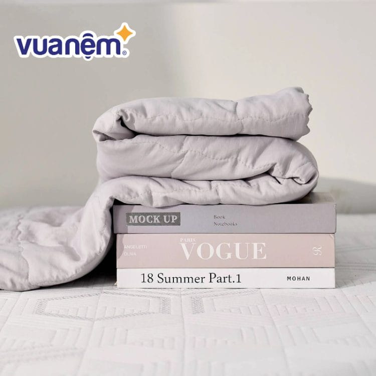 Nệm gấp, chăn ga là nội thất không thể thiếu cho phòng ngủ 3m2