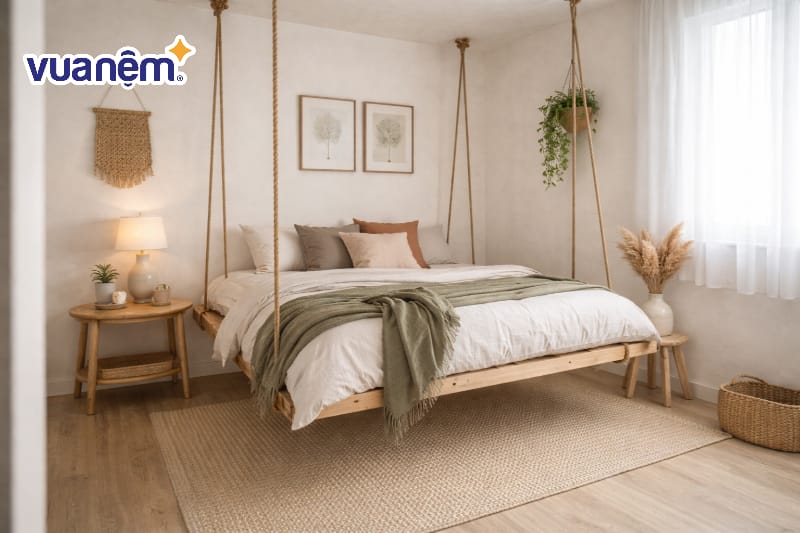 Thiết kế giường treo tối ưu không gian dọc