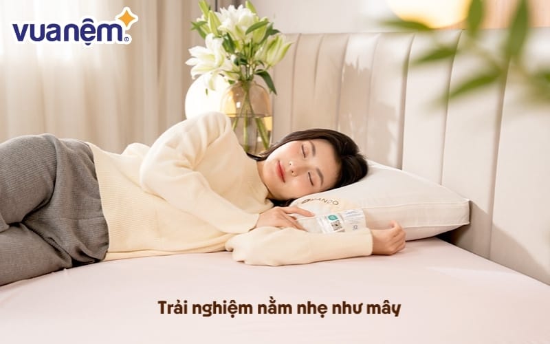Gối bông Amando Kapok Premium nằm có thích không? Review chi tiết