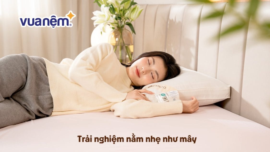 Gối bông Amando Kapok Premium nằm có thích không? Review chi tiết