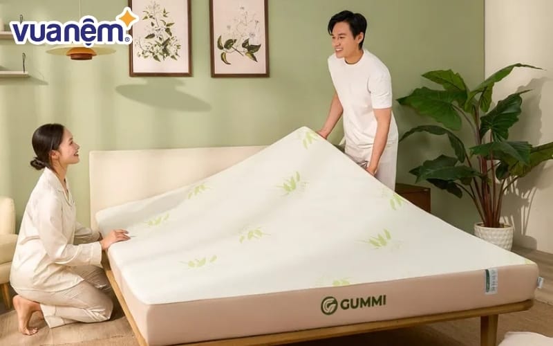 review nem cao su gummi hybrid 10