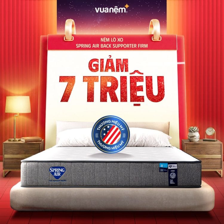 Nệm lò xo Spring Air Back Supporter Firm