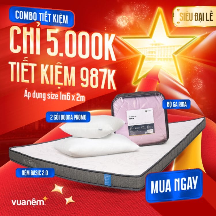 Combo phòng ngủ 5 triệu