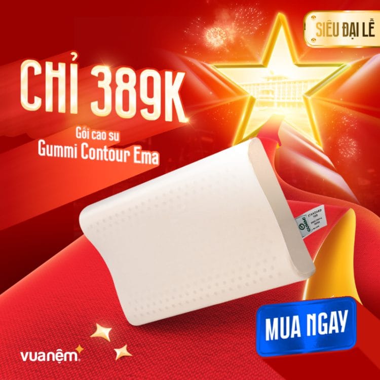 Gối cao su Gummi Contour Ema