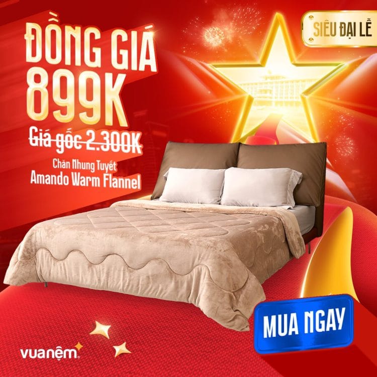 Chăn Nhung Tuyết Amando Warm Flannel