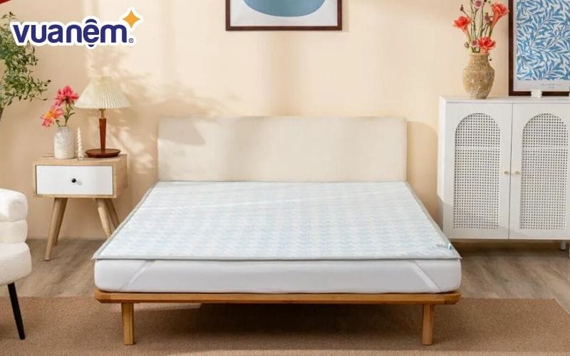 Chiếu điều hòa Doona Wave 5D sử dụng bề mặt vải thun