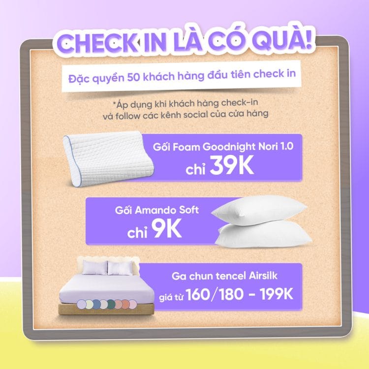 Đặc quyền check-in sớm nhất
