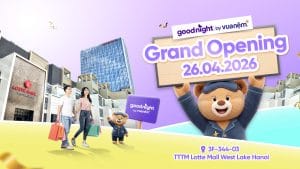 Goodnight khai trương cửa hàng tại tầng 3 TTTM Lotte Tây Hồ