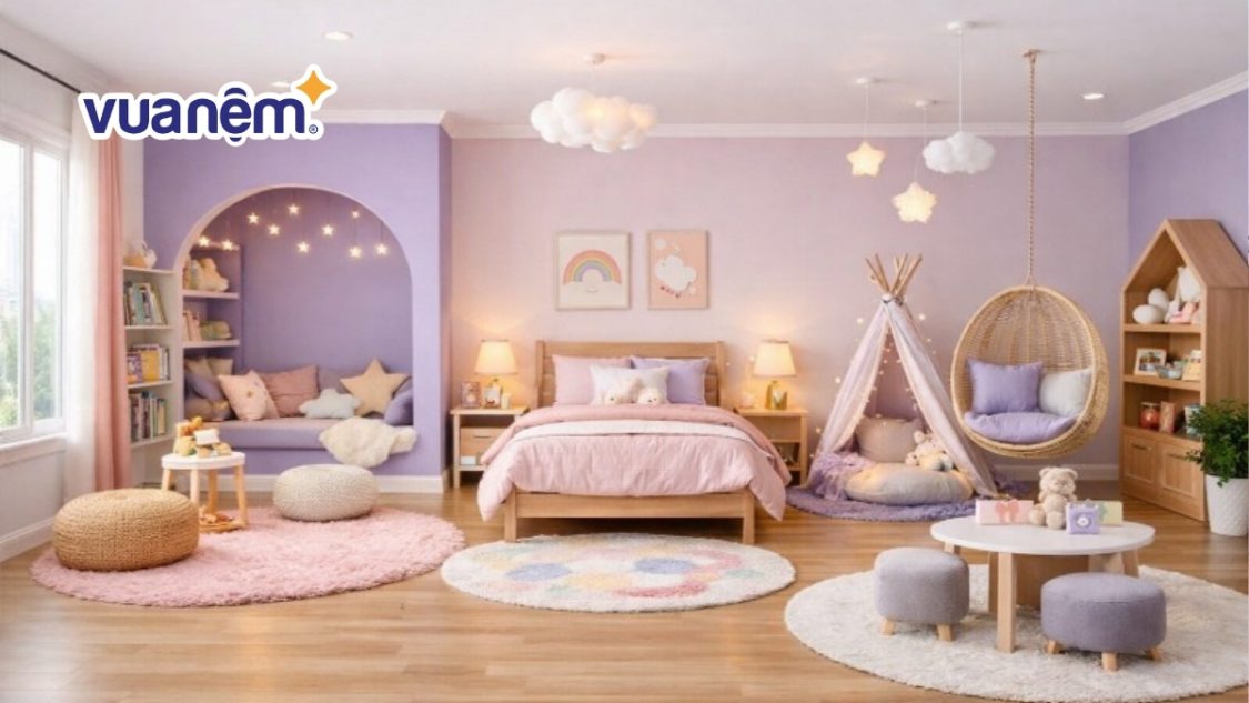 20+ Mẫu decor phòng ngủ cho bé vừa sáng tạo vừa đẹp mắt