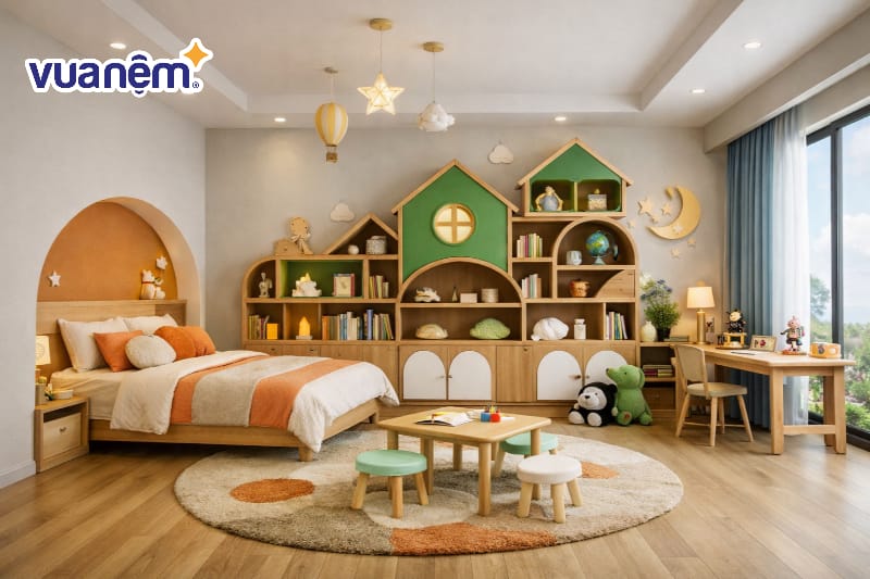 Tận dụng kệ lưu trữ thiết kế lạ mắt để tối ưu thẩm mỹ