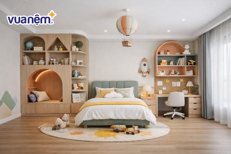 Tận dụng kệ lưu trữ thiết kế lạ mắt để tối ưu thẩm mỹ