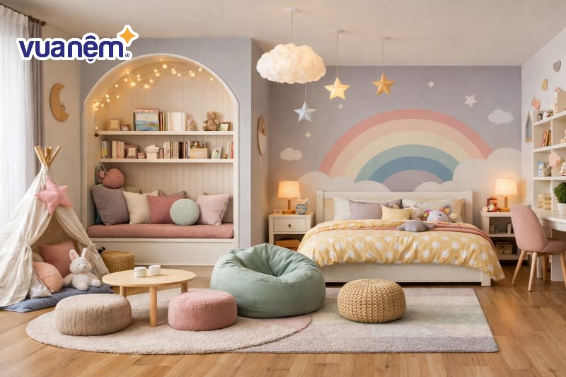 Thiết kế góc đọc sách và thư giãn riêng biệt