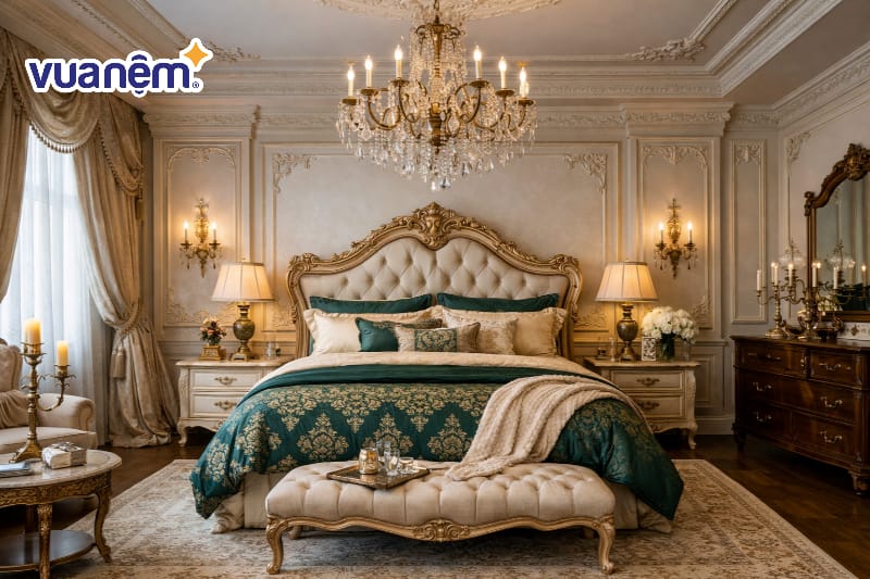 Phào chỉ tường và trần nhà thiết kế cầu kỳ