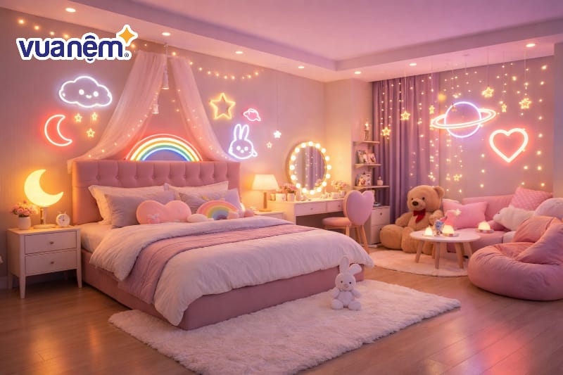 Decor bằng đèn LED, đèn tạo hình