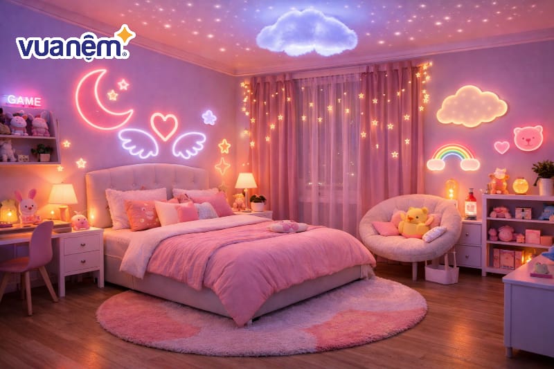 Decor bằng đèn LED, đèn tạo hình