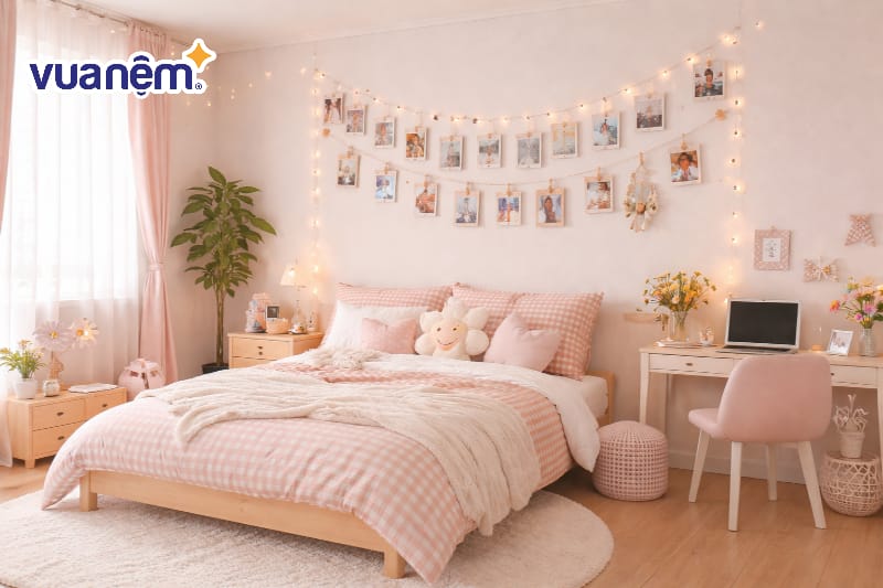 Trang trí bằng dây kẹp ảnh handmade