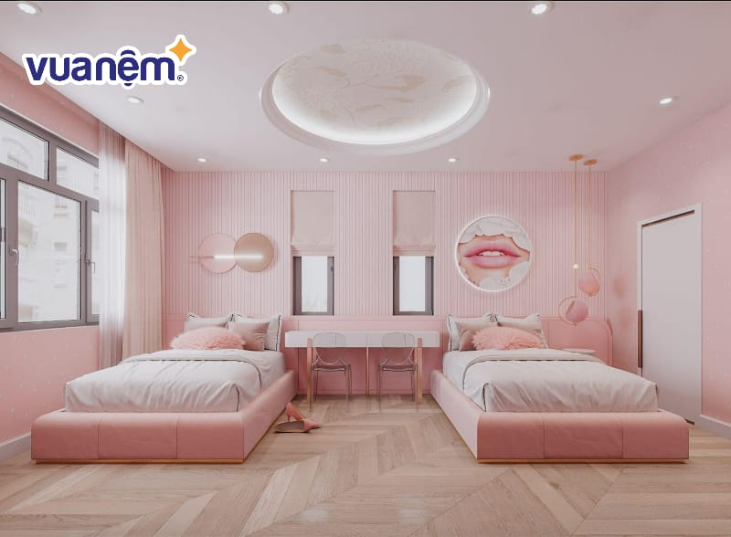 Mẹo bố trí đồ đạc giúp phòng ngủ cute không bị rối mắt