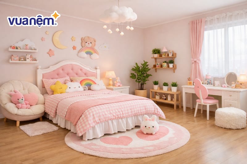 Đặt chậu cây mini góc phòng