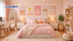 Decor phòng ngủ cute: 20+ ý tưởng decor dễ thương, đẹp mắt