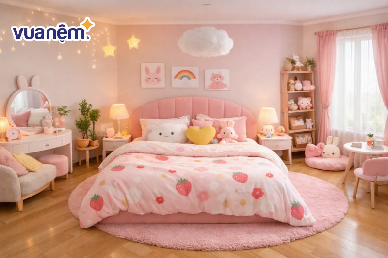 Đặt chậu cây mini góc phòng