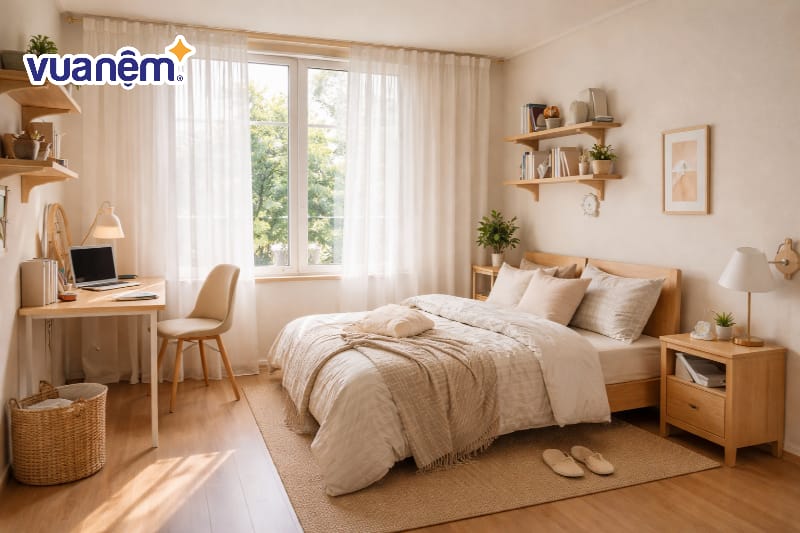 Tạo điểm nhấn với rèm cửa voan mỏng nhẹ nhàng