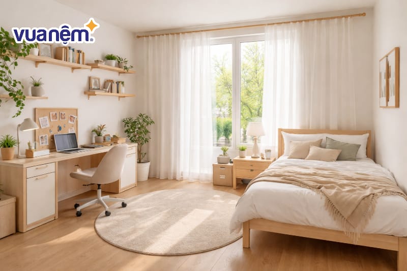 Tạo điểm nhấn với rèm cửa voan mỏng nhẹ nhàng