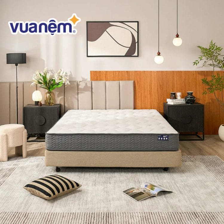 Chăn ga gối nệm họa tiết đơn giản cho phòng ngủ