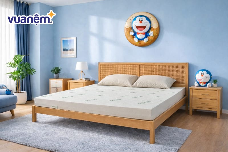 Đồng hồ treo tường hình bánh rán hoặc chú mèo máy