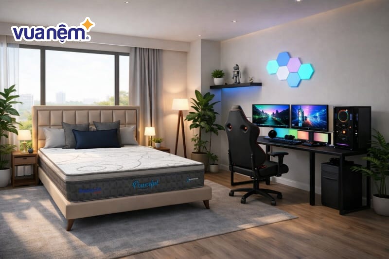 Trang trí bằng cây xanh và ánh sáng tự nhiên