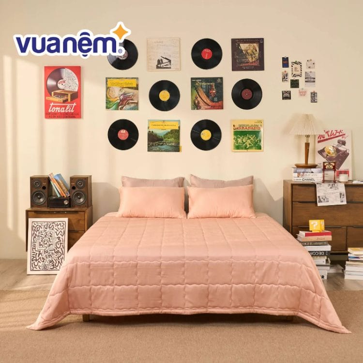 Nệm, chăn ga gối cho phòng ngủ phong cách hiện đại
