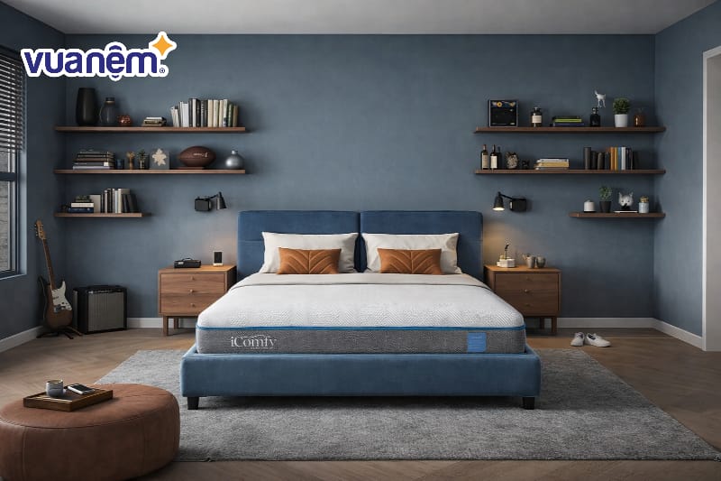 Tận dụng kệ gỗ treo tường tối ưu diện tích trưng bày