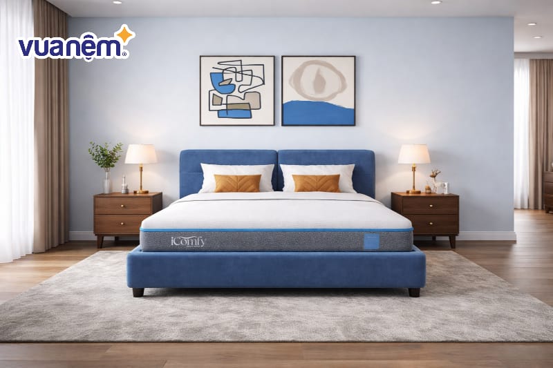 Sử dụng thảm trải sàn khổ lớn tạo cảm giác ấm áp