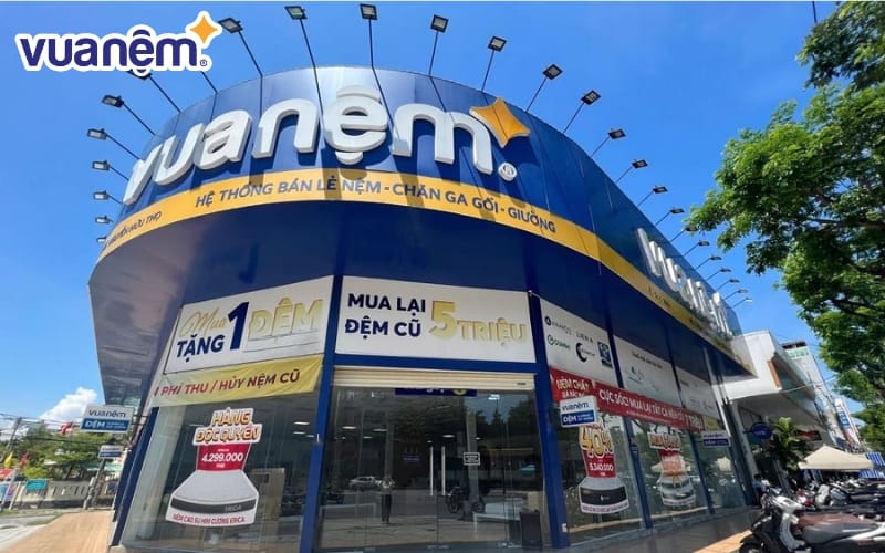 Vua Nệm sở hữu hệ thống cửa hàng rộng khắp phù hợp nhu cầu ngủ của từng khách hàng