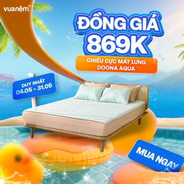  Chiếu cực mát lưng Doona Aqua