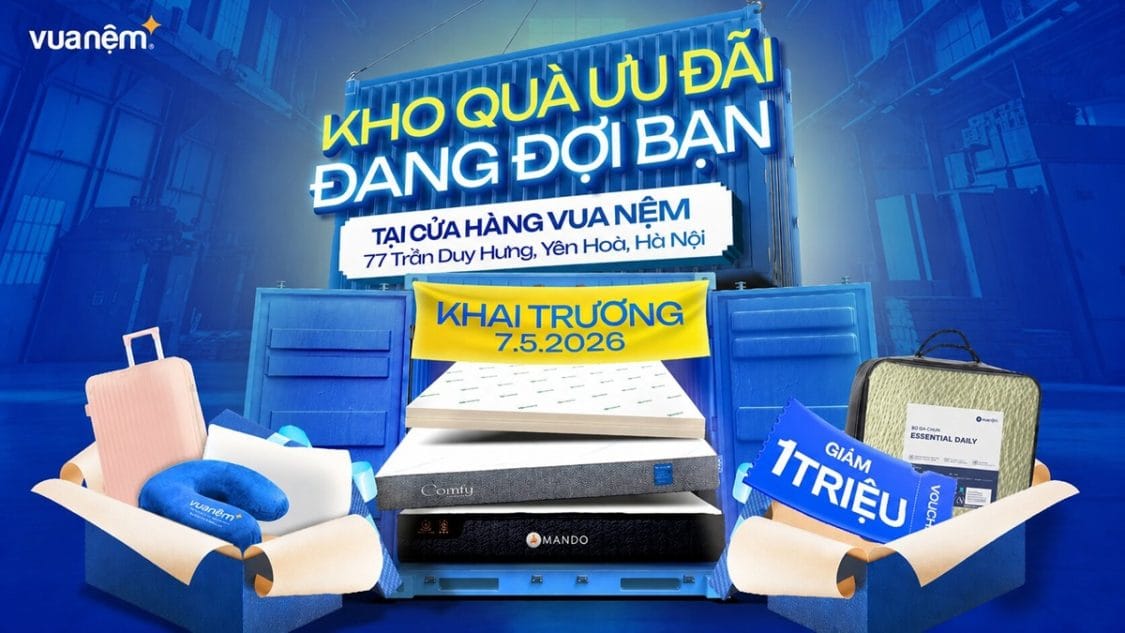 Vua Nệm Khai Trương Cửa Hàng tại 77 Trần Duy Hưng, Yên Hoà, Hà Nội