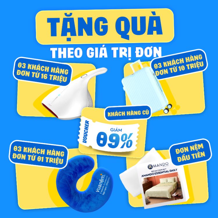 Quà tặng theo giá trị đơn hàng