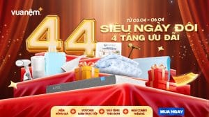Siêu ngày đôi 4/4 – 4 Tầng ưu đãi: Từ 03/04 đến 06/04